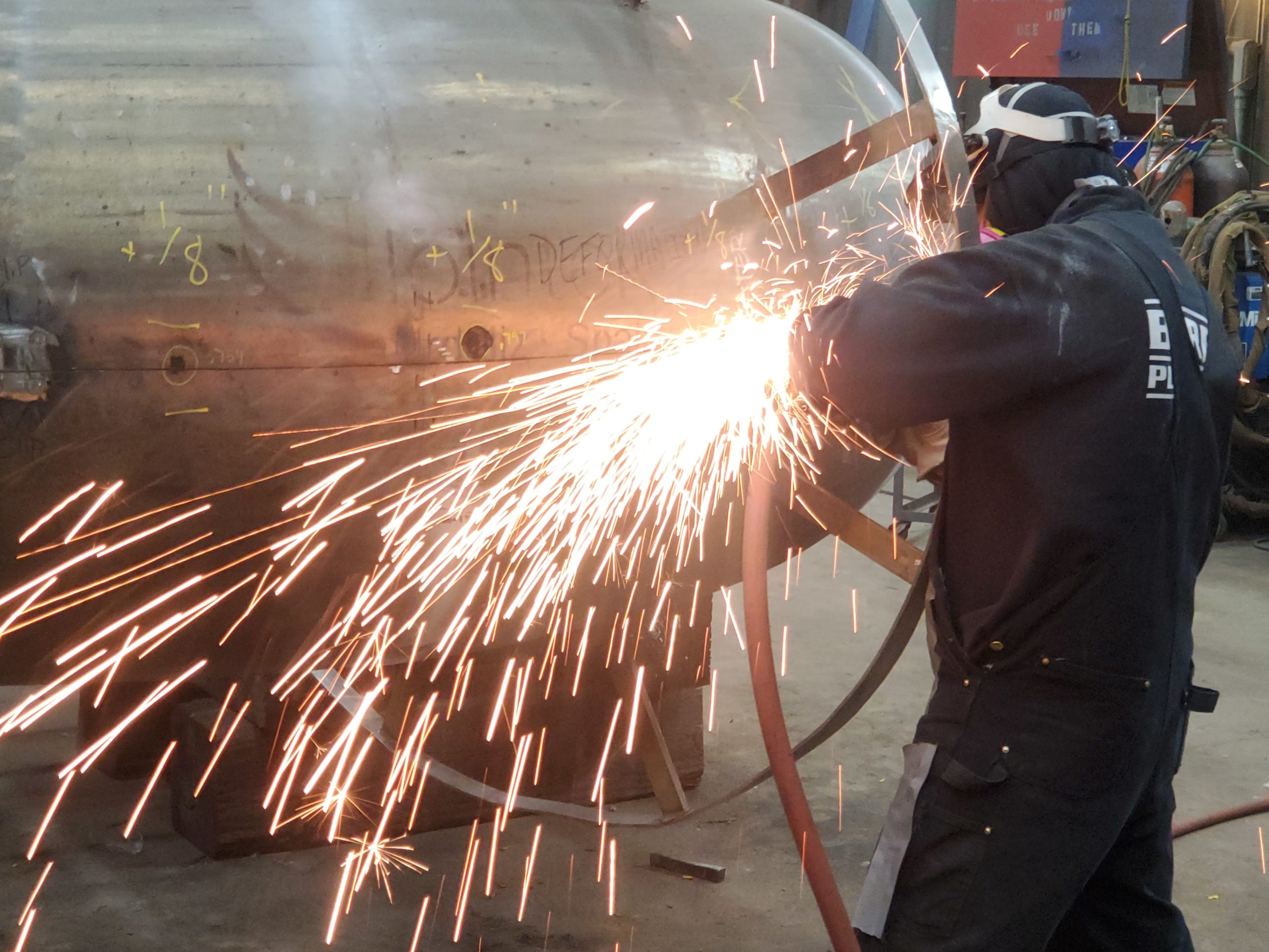 Custom fabrication at Harris Thermal