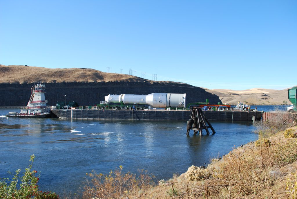Harris Thermal custom-fabricated equipment shipping by barge